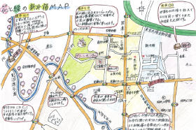 社員がつくる駅周辺MAP