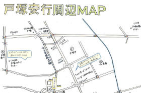 社員がつくる駅周辺MAP