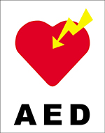 ロゴ：AED