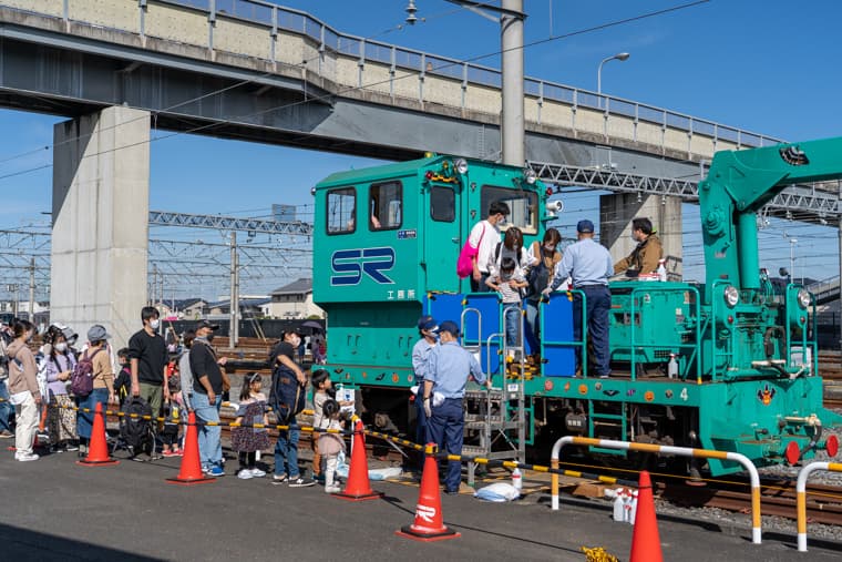 車両基地見学