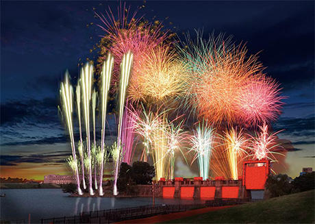 18 北区花火会 埼玉高速鉄道 埼玉スタジアム線 都心直結 埼玉スタジアム直結