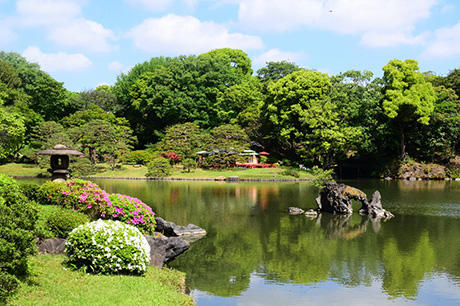 六義園201805吹上茶屋