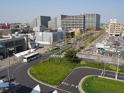 浦和美園駅 東口方向