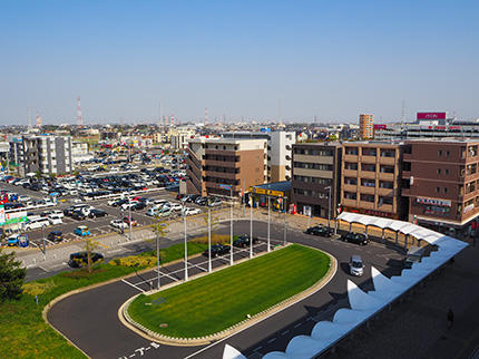 浦和美園駅 東南（浦和美園イオン）方向