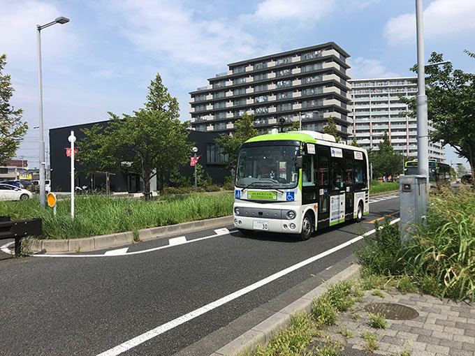 自動運転バス公道実証実験