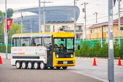 自動運転EVバス実証実験