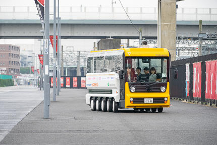 自動運転EVバス実証実験